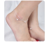 Sparking Star Silver Anklet ANK-326